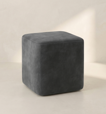 Đôn Vuông – Charcoal Grey