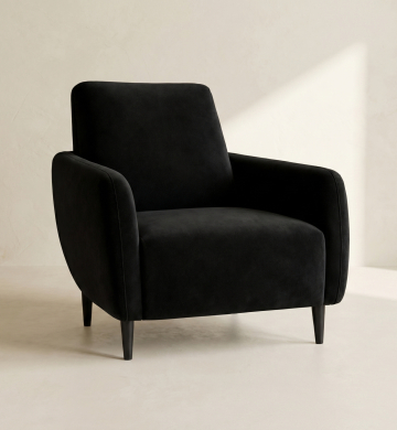 Single Sofa – Black