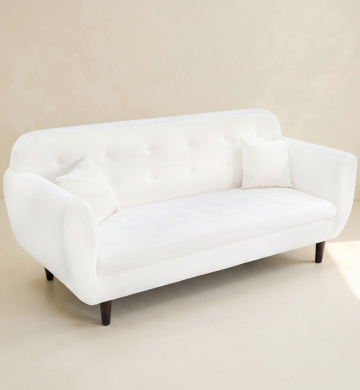 Long Sofa White
