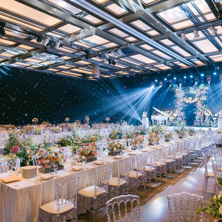Luxury Wedding | Bản Giao Hưởng Ánh Sáng Trong Không Gian Tiệc Hoa Lộng Lẫy