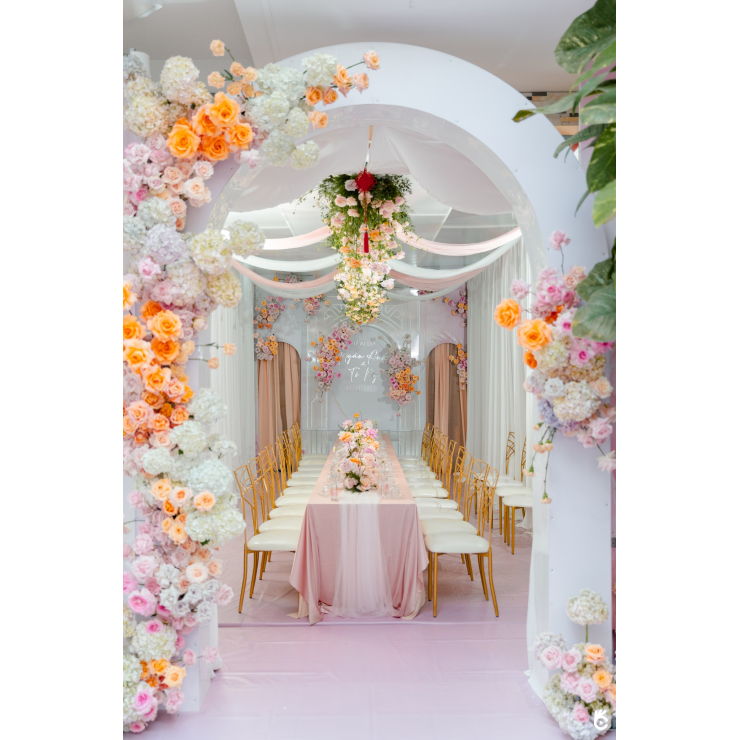 Wedding Ceremony at Beautiful Home