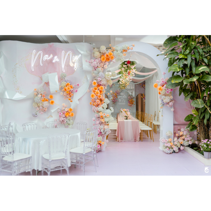 Wedding Ceremony at Beautiful Home