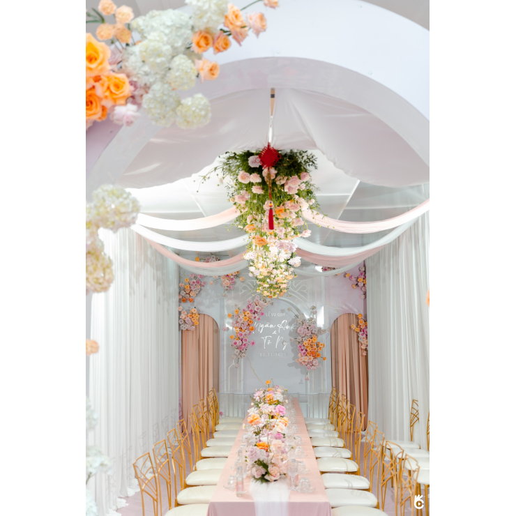 Wedding Ceremony at Beautiful Home