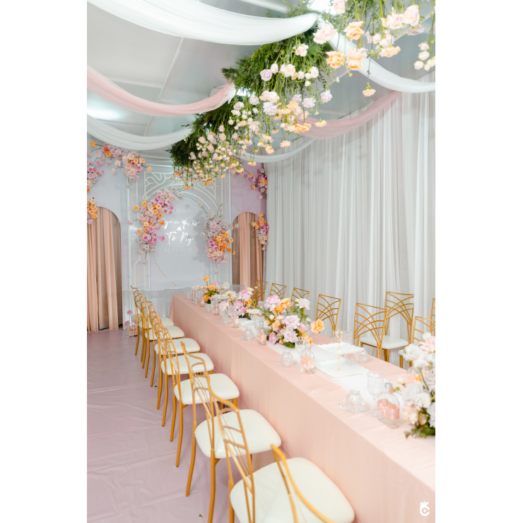 Wedding Ceremony at Beautiful Home