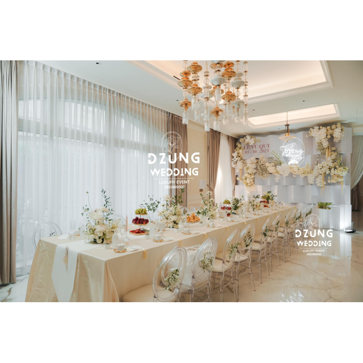 Lễ Gia Tiên Đẹp Với Concept Trắng Tinh Khôi