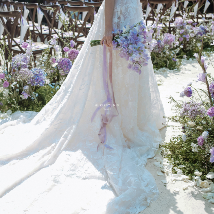 Luxury Wedding | Giai Điệu Hoa Tím Giữa Khu Vườn Lễ Cưới Lãng Mạn