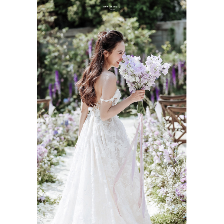 Luxury Wedding | Giai Điệu Hoa Tím Giữa Khu Vườn Lễ Cưới Lãng Mạn