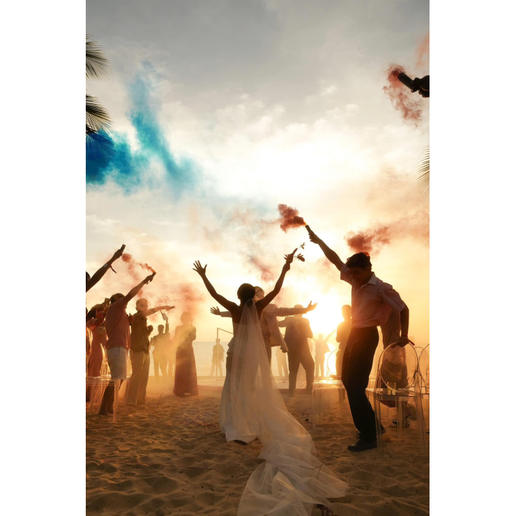 Vows Ceremony On The Beach | Vẻ Đẹp Trong Suốt Nhẹ Nhàng Trong Lễ Cưới Bãi Biển