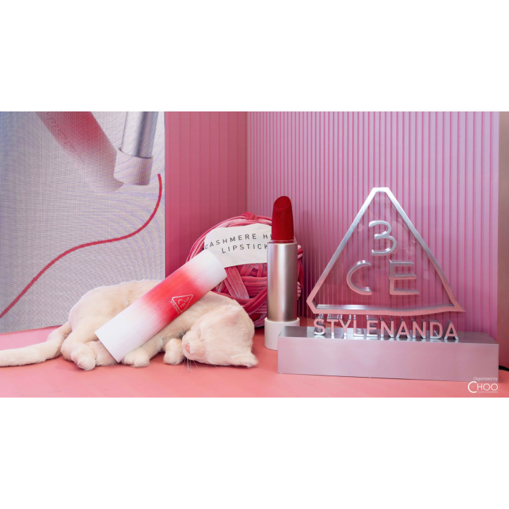 Sự kiện Pop-up Store 3CE Cashmere Hug Me – Không gian sắc hồng thời thượng tại TP.HCM