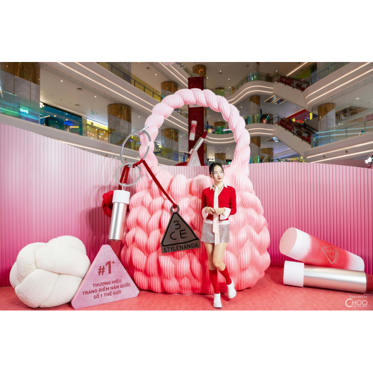Sự kiện Pop-up Store 3CE Cashmere Hug Me – Không gian sắc hồng thời thượng tại TP.HCM