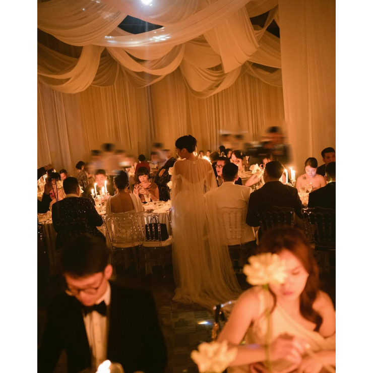 Luxury Wedding | Lễ Cưới Sang Trọng Giữa Không Gian Voan Trắng Và Ánh Sáng Pha Lê