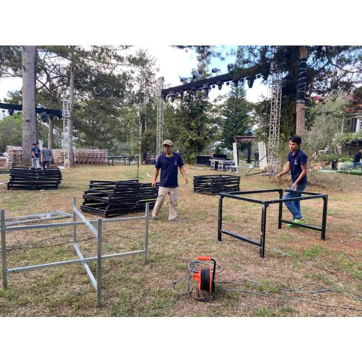 Preparation Process for TECHCOMBANK Convergence Event | Dalat Cadasa Resort