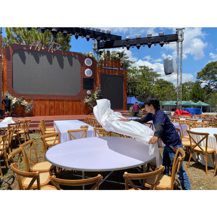 Preparation Process for TECHCOMBANK Convergence Event | Dalat Cadasa Resort