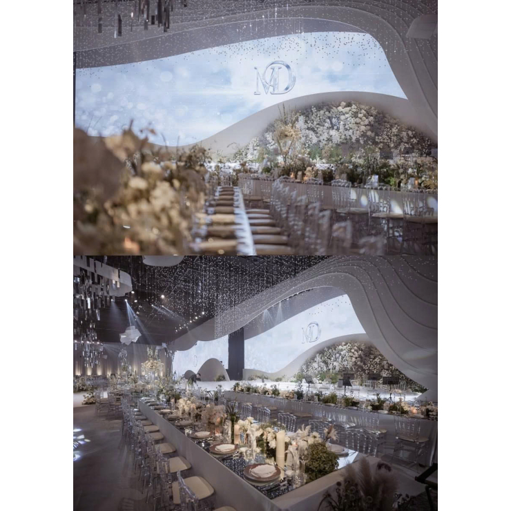 Đẹp Mãn Nhãn Với Không Gian Tiệc Cưới "MIDU & MINH DAT" Tại Khách Sạn THISKY HALL