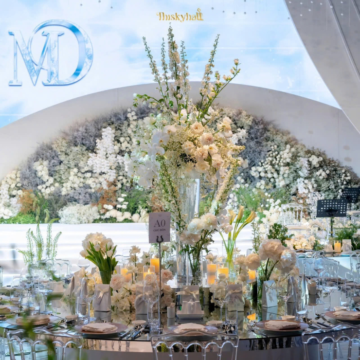 Đẹp Mãn Nhãn Với Không Gian Tiệc Cưới "MIDU & MINH DAT" Tại Khách Sạn THISKY HALL