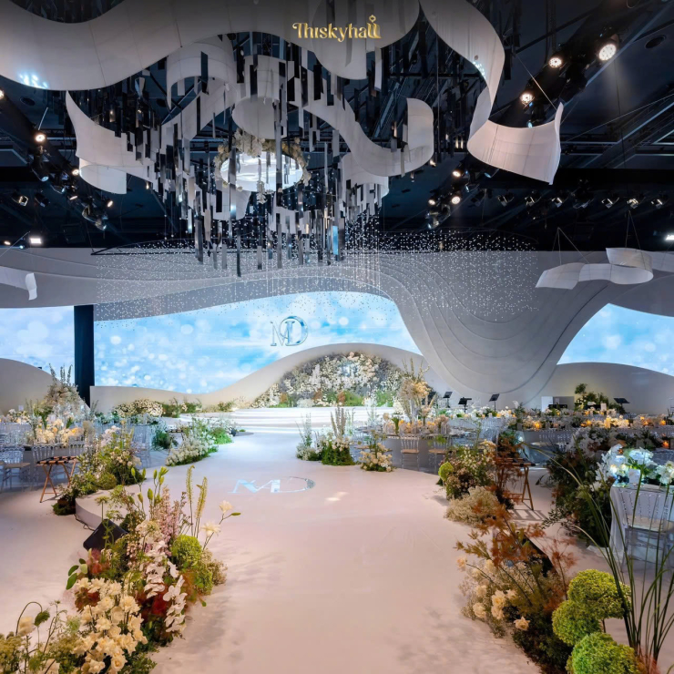 Đẹp Mãn Nhãn Với Không Gian Tiệc Cưới "MIDU & MINH DAT" Tại Khách Sạn THISKY HALL